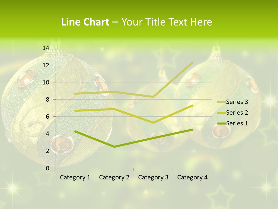 Color Snow Isolated PowerPoint Template