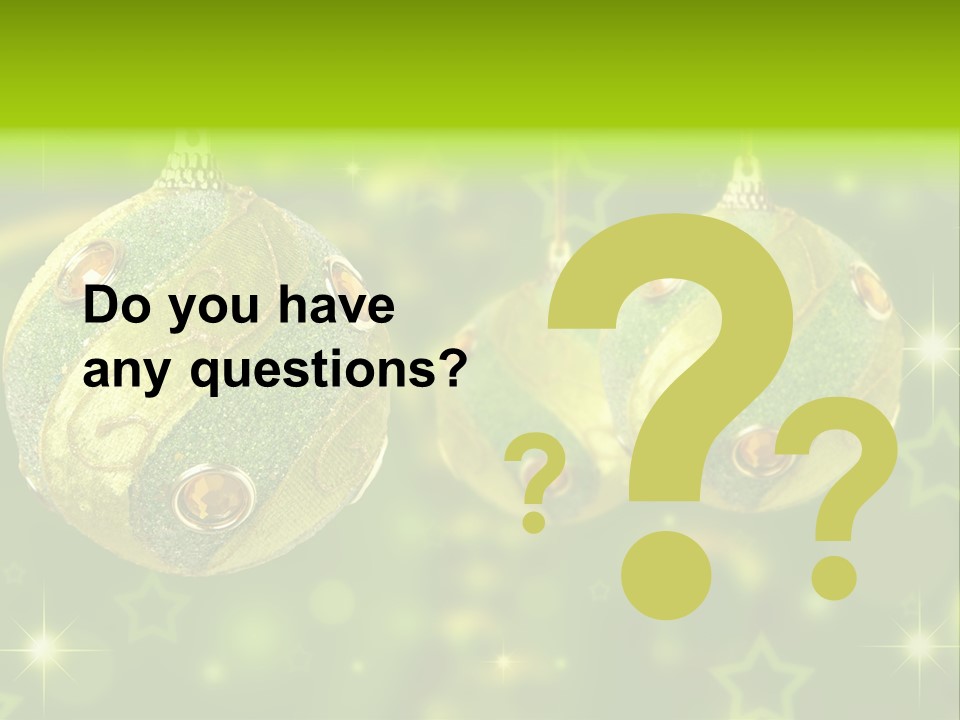 Color Snow Isolated PowerPoint Template