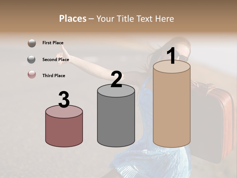 Thumbing A Lift PowerPoint Template