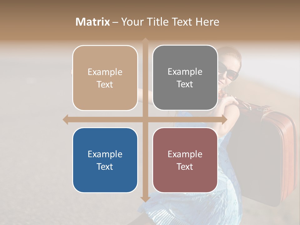 Thumbing A Lift PowerPoint Template