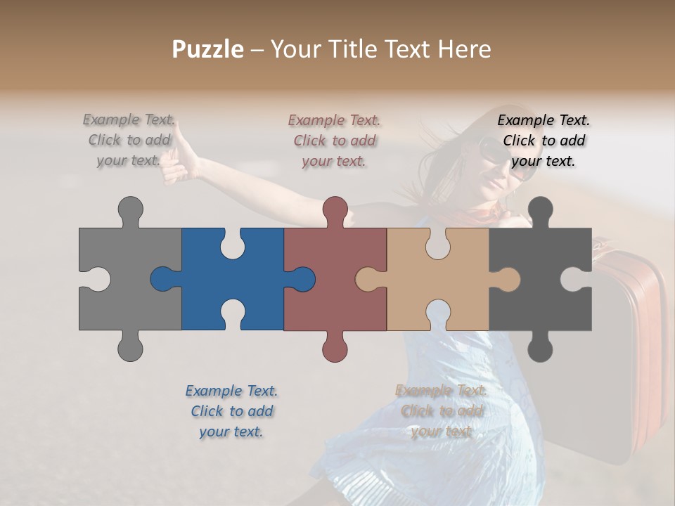 Thumbing A Lift PowerPoint Template