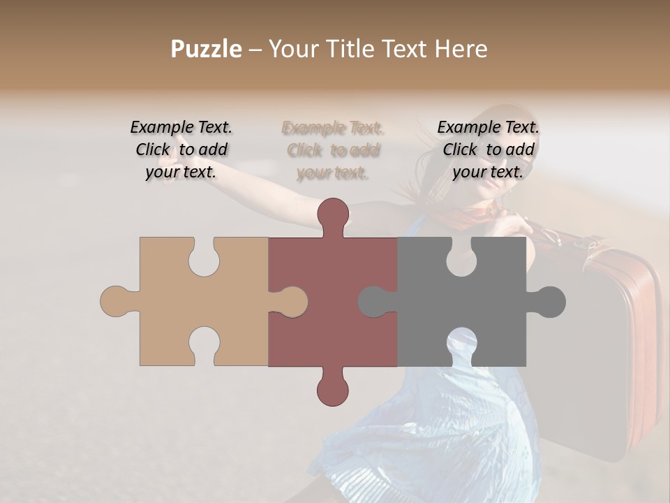 Thumbing A Lift PowerPoint Template