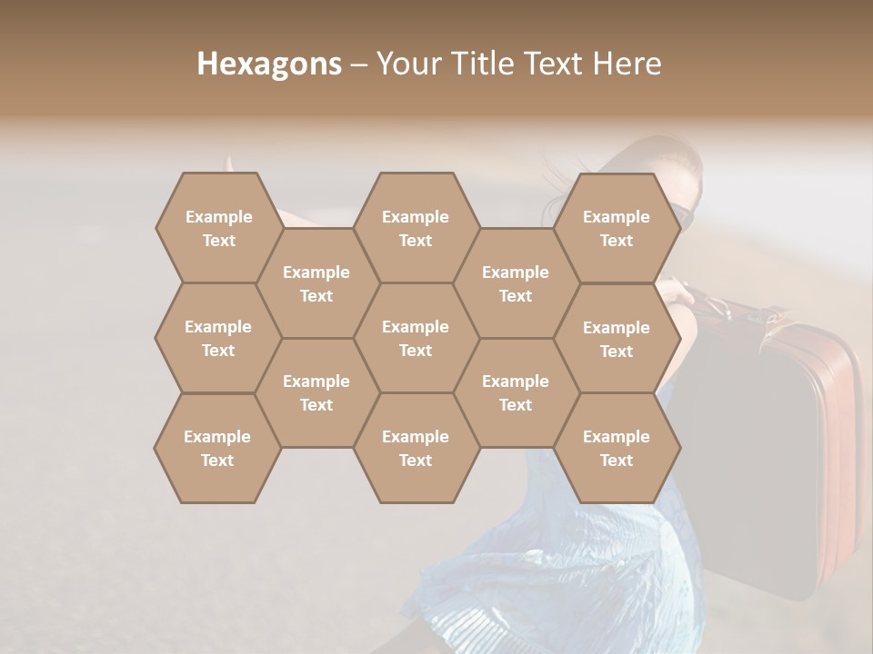 Thumbing A Lift PowerPoint Template