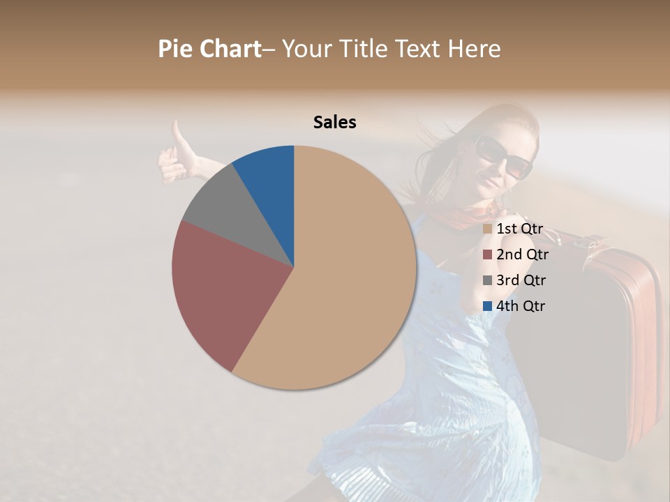 Thumbing A Lift PowerPoint Template
