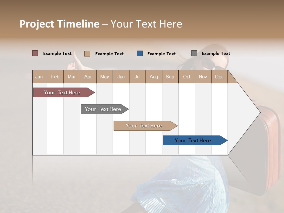 Thumbing A Lift PowerPoint Template