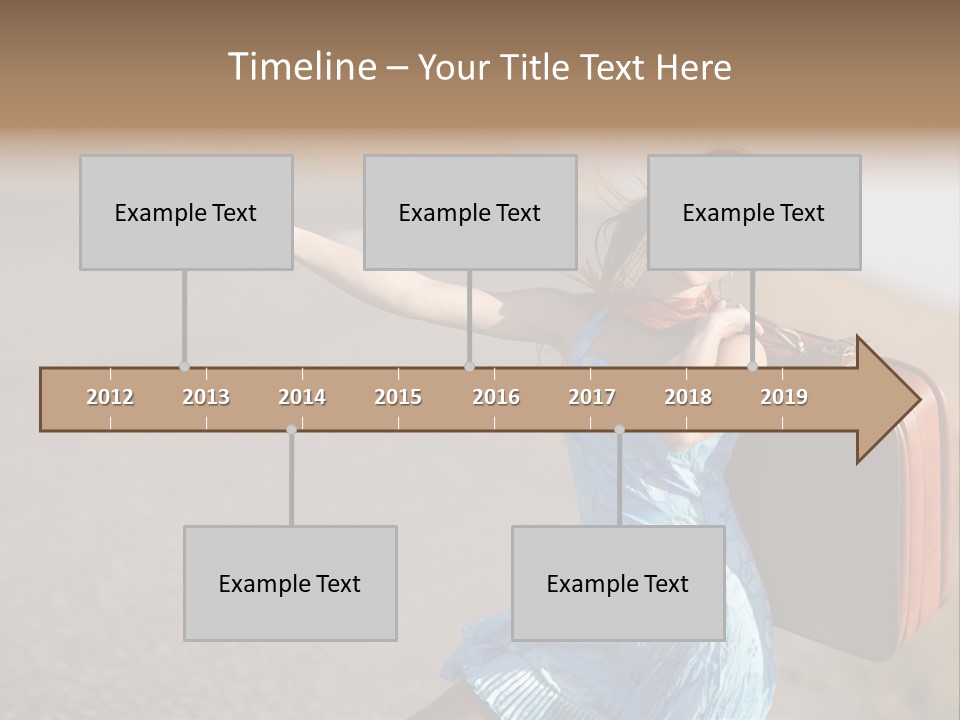 Thumbing A Lift PowerPoint Template
