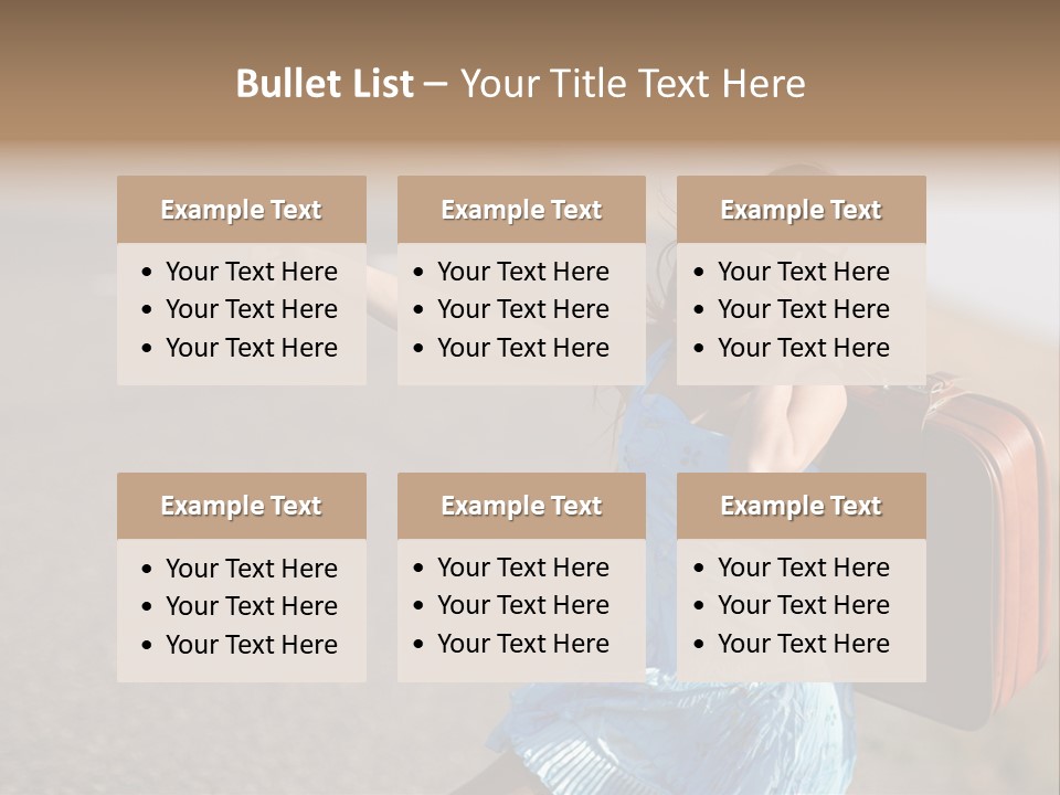 Thumbing A Lift PowerPoint Template
