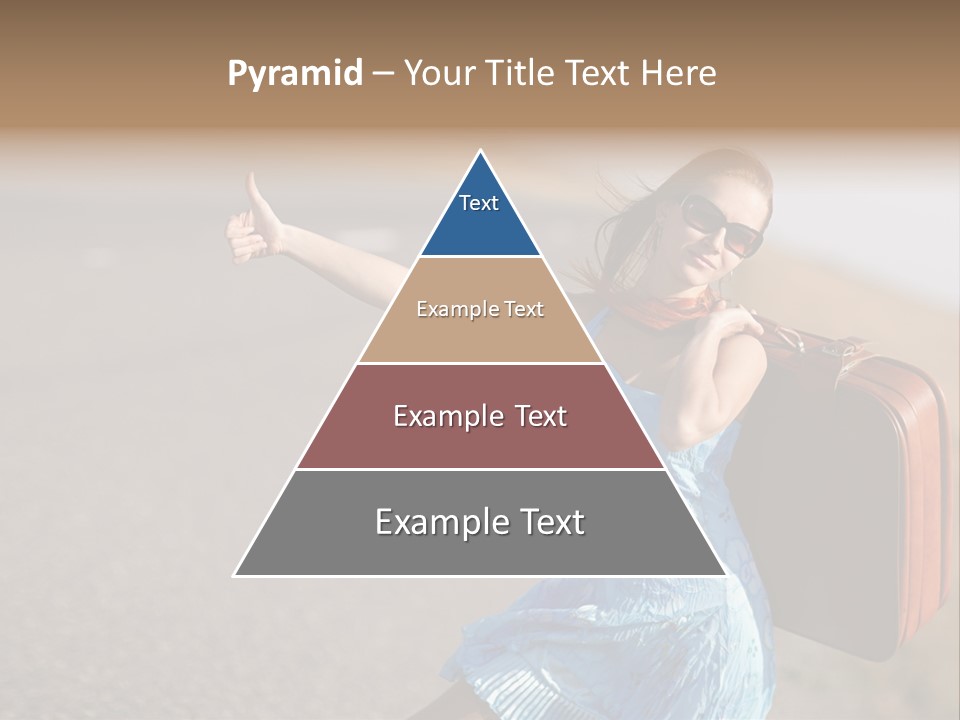 Thumbing A Lift PowerPoint Template