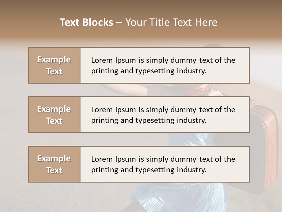 Thumbing A Lift PowerPoint Template