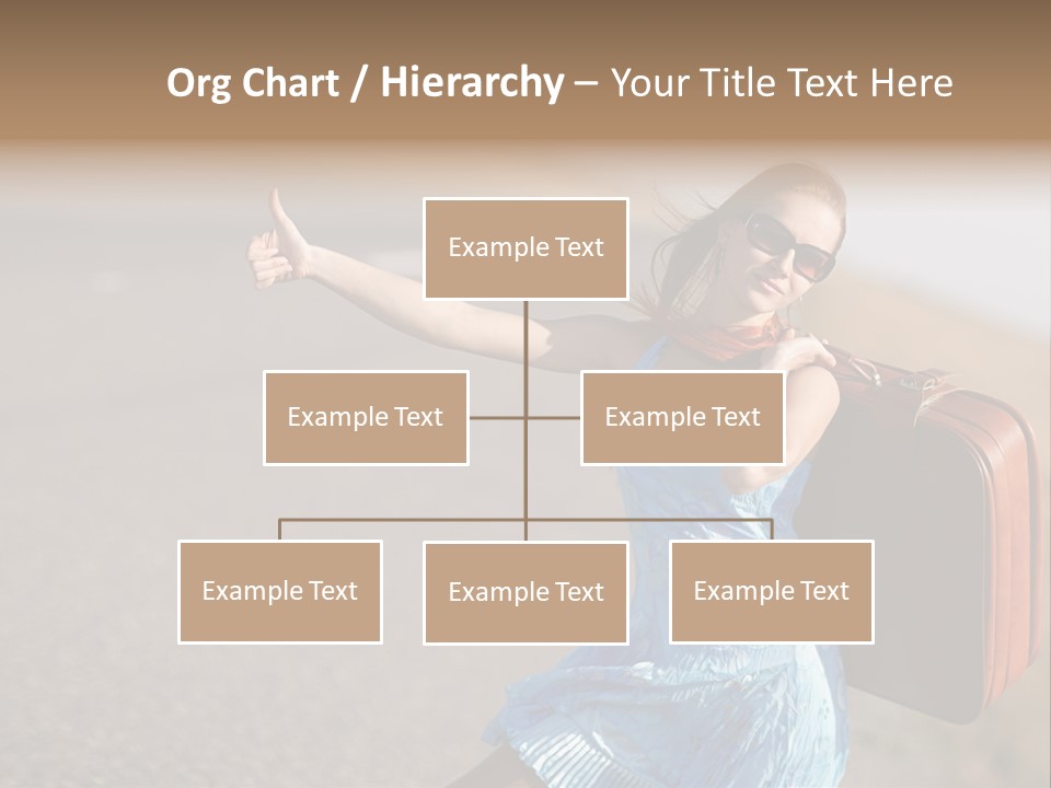 Thumbing A Lift PowerPoint Template