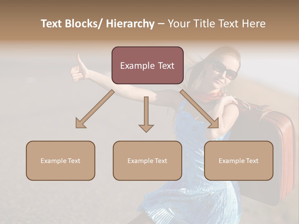 Thumbing A Lift PowerPoint Template