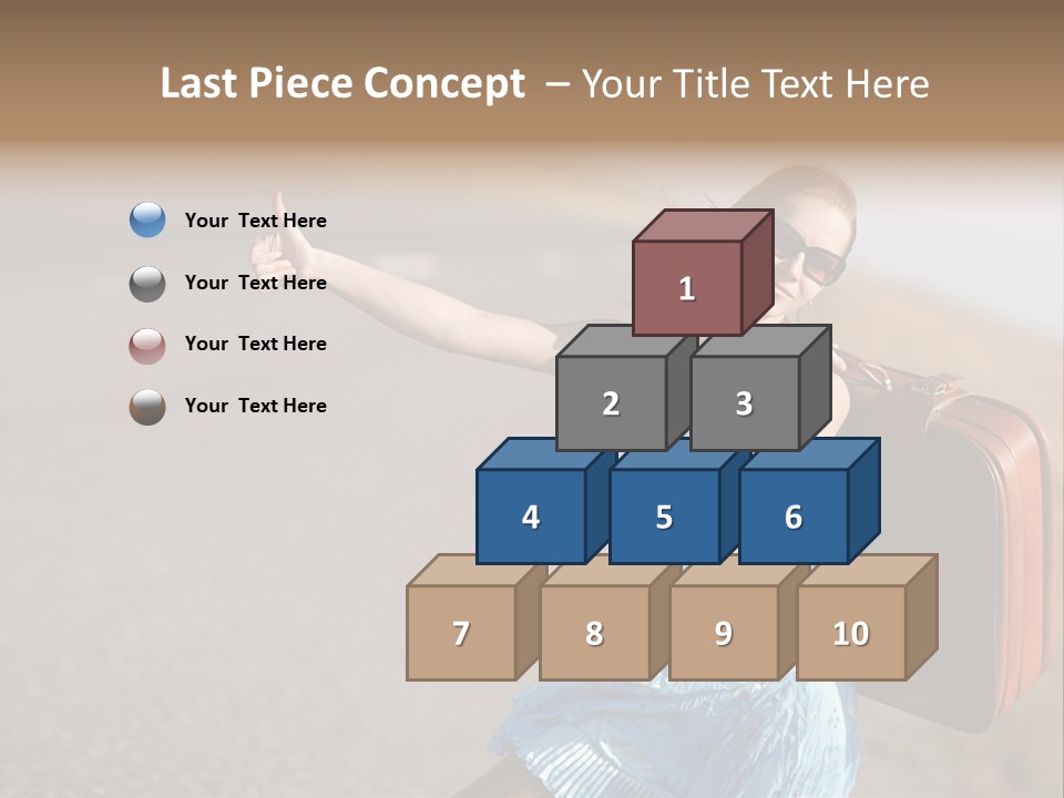 Thumbing A Lift PowerPoint Template