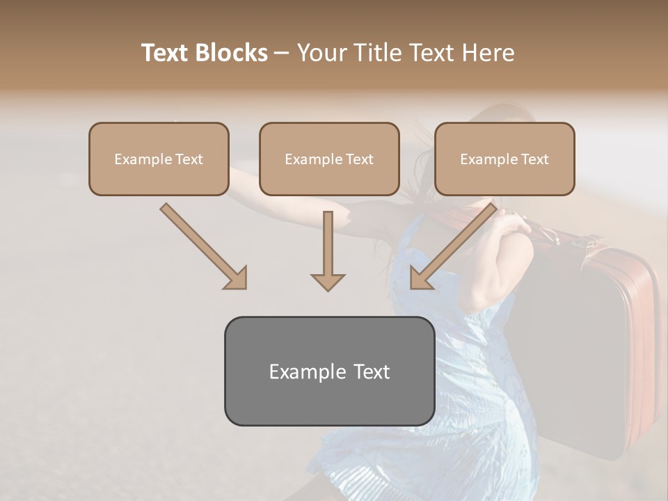 Thumbing A Lift PowerPoint Template