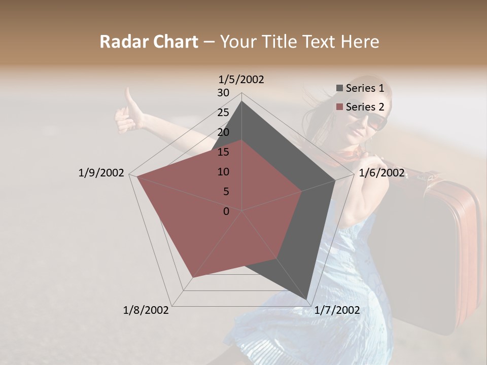 Thumbing A Lift PowerPoint Template