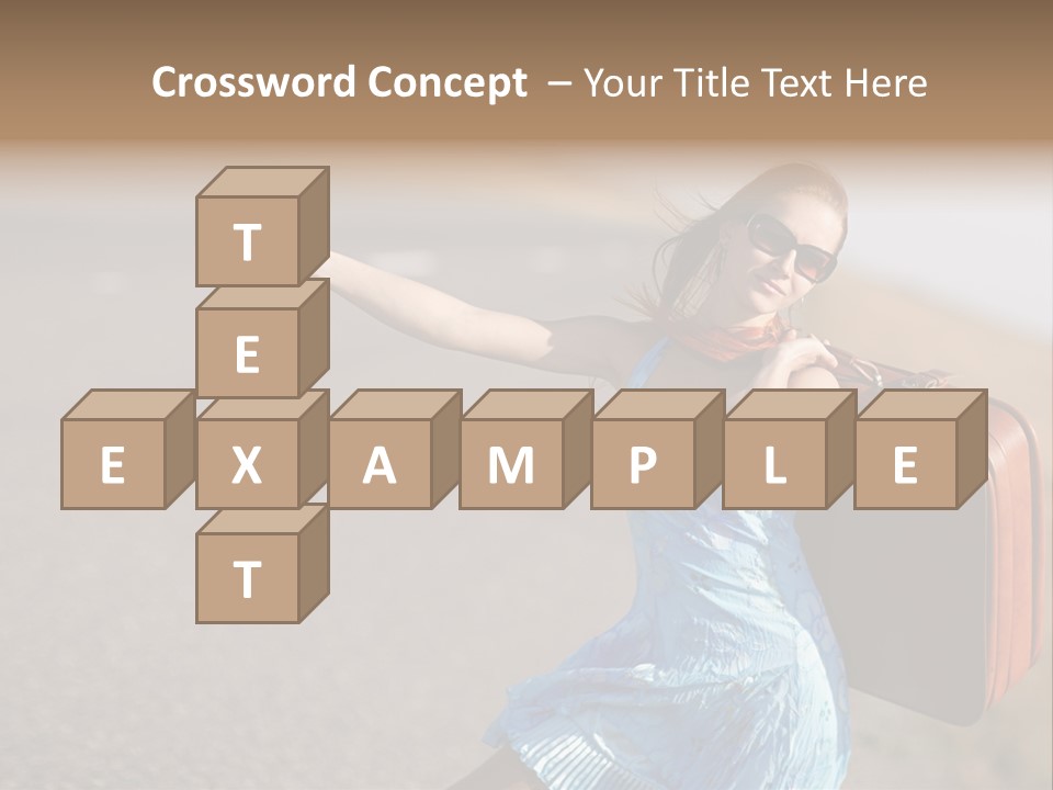 Thumbing A Lift PowerPoint Template