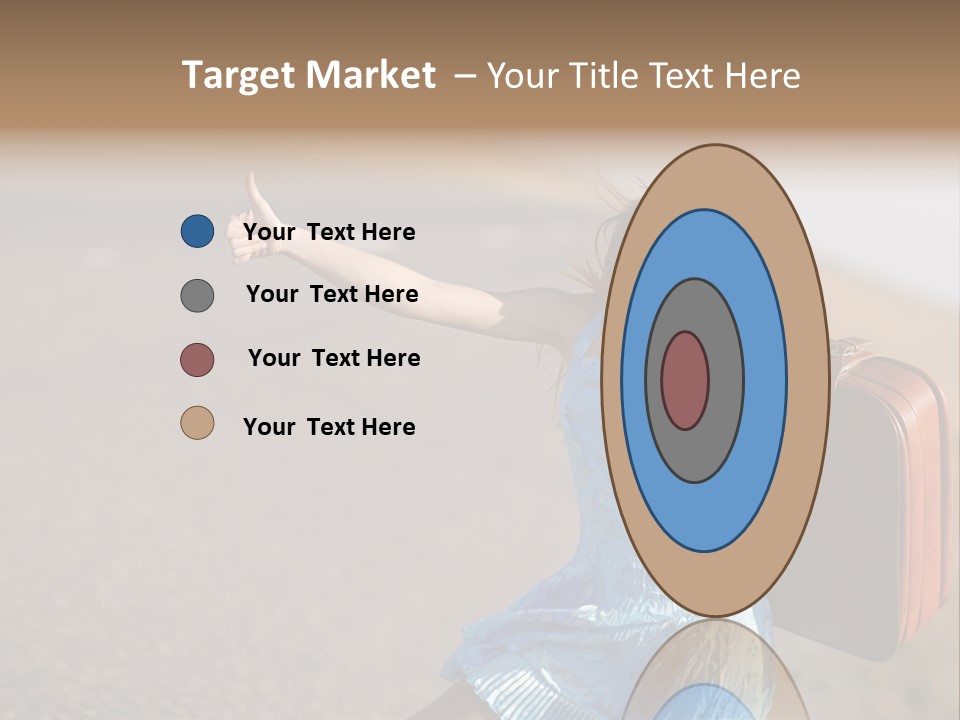 Thumbing A Lift PowerPoint Template