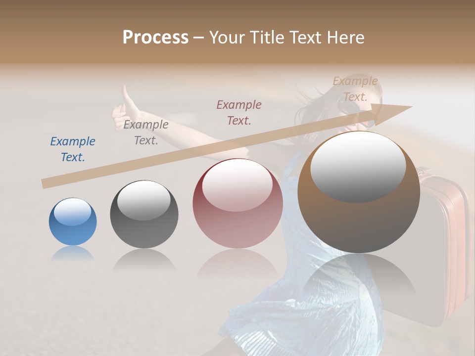 Thumbing A Lift PowerPoint Template