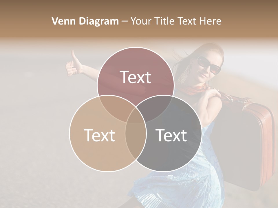 Thumbing A Lift PowerPoint Template