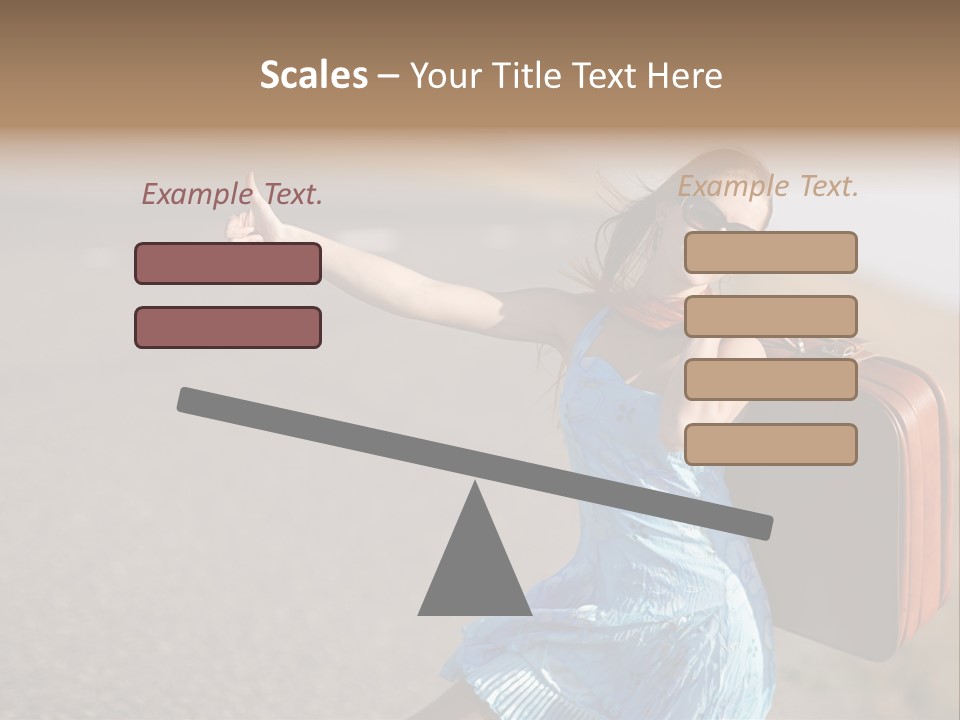 Thumbing A Lift PowerPoint Template