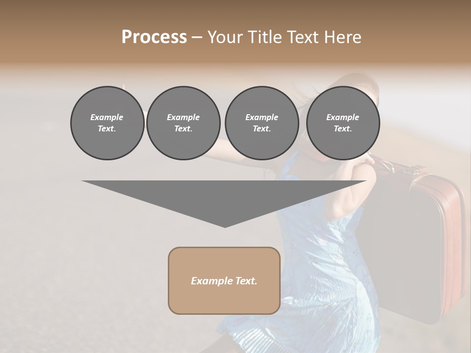 Thumbing A Lift PowerPoint Template