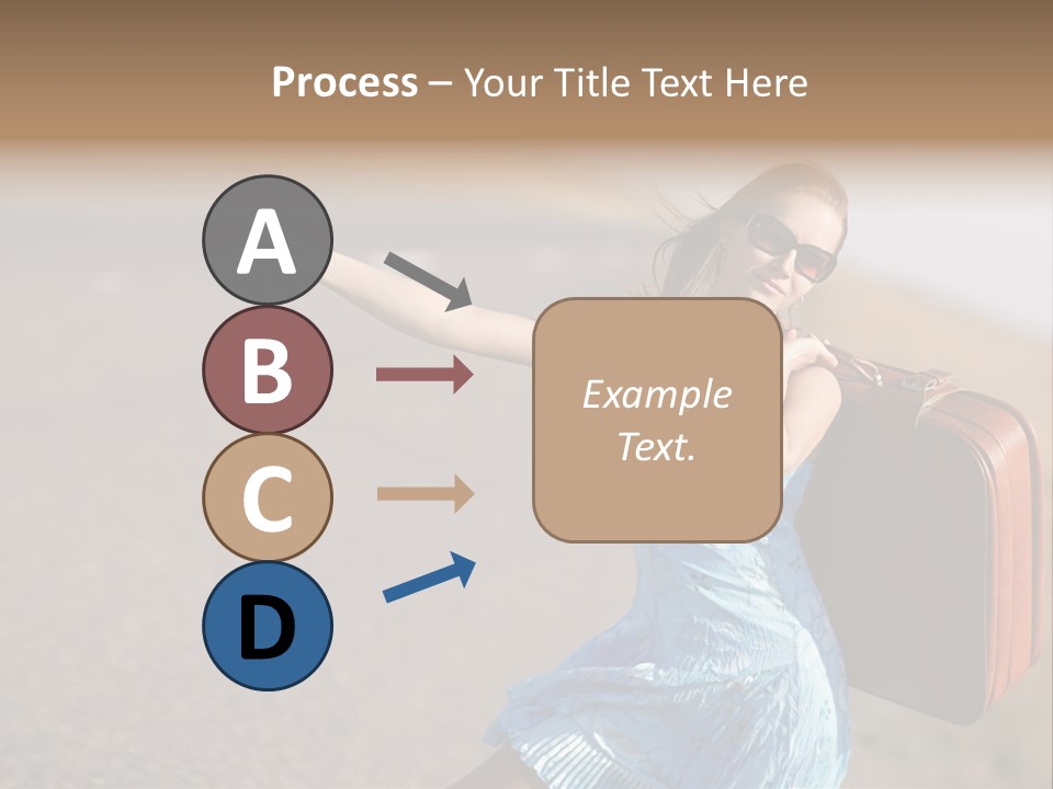 Thumbing A Lift PowerPoint Template