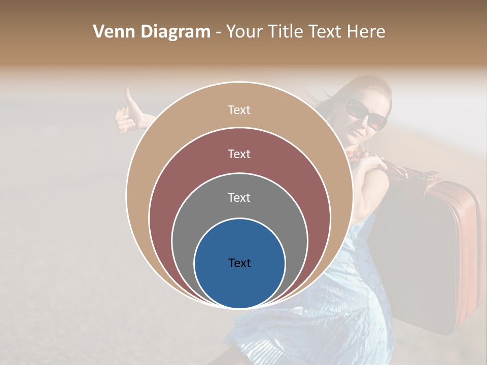 Thumbing A Lift PowerPoint Template