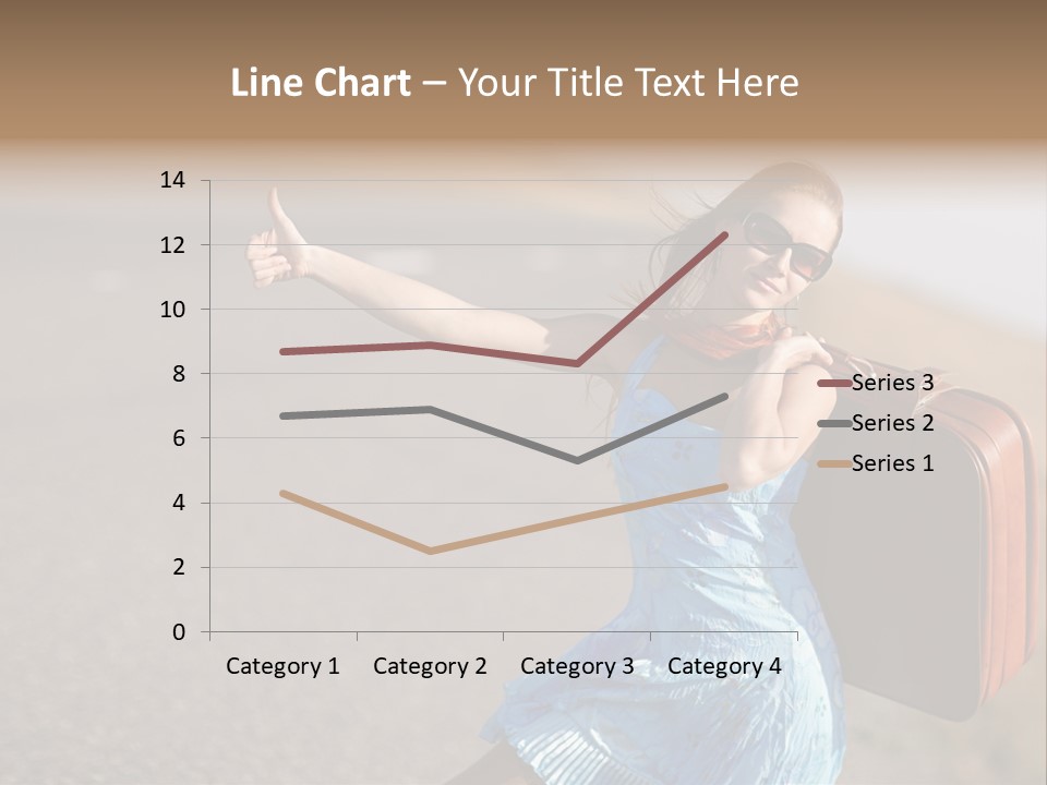 Thumbing A Lift PowerPoint Template