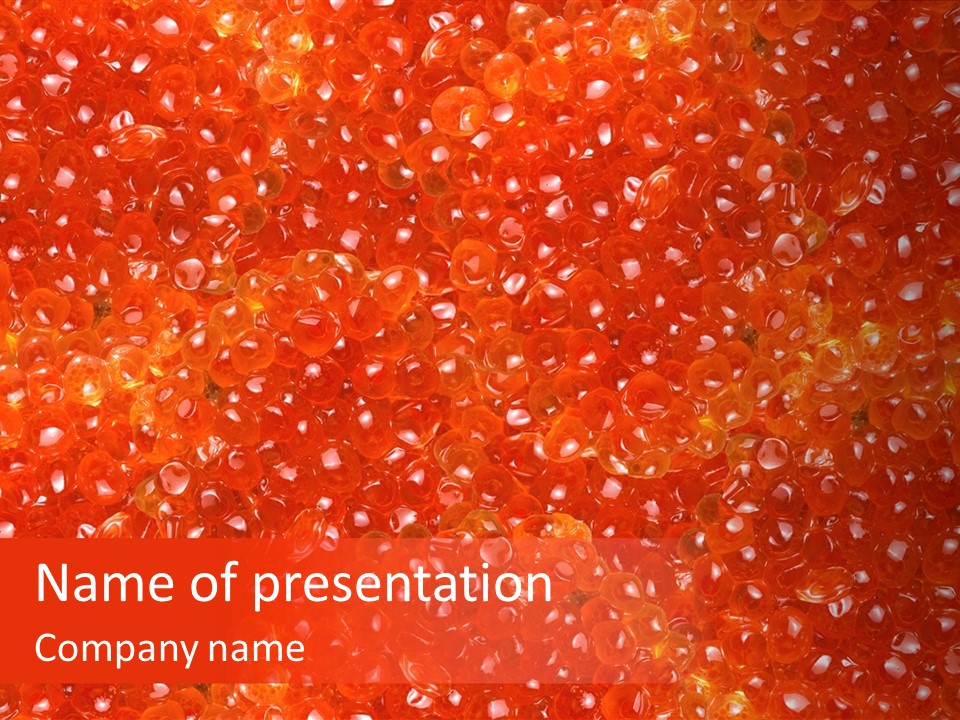 Salmon PowerPoint Template