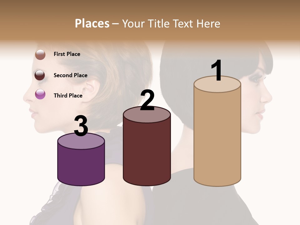 Profile Faces PowerPoint Template