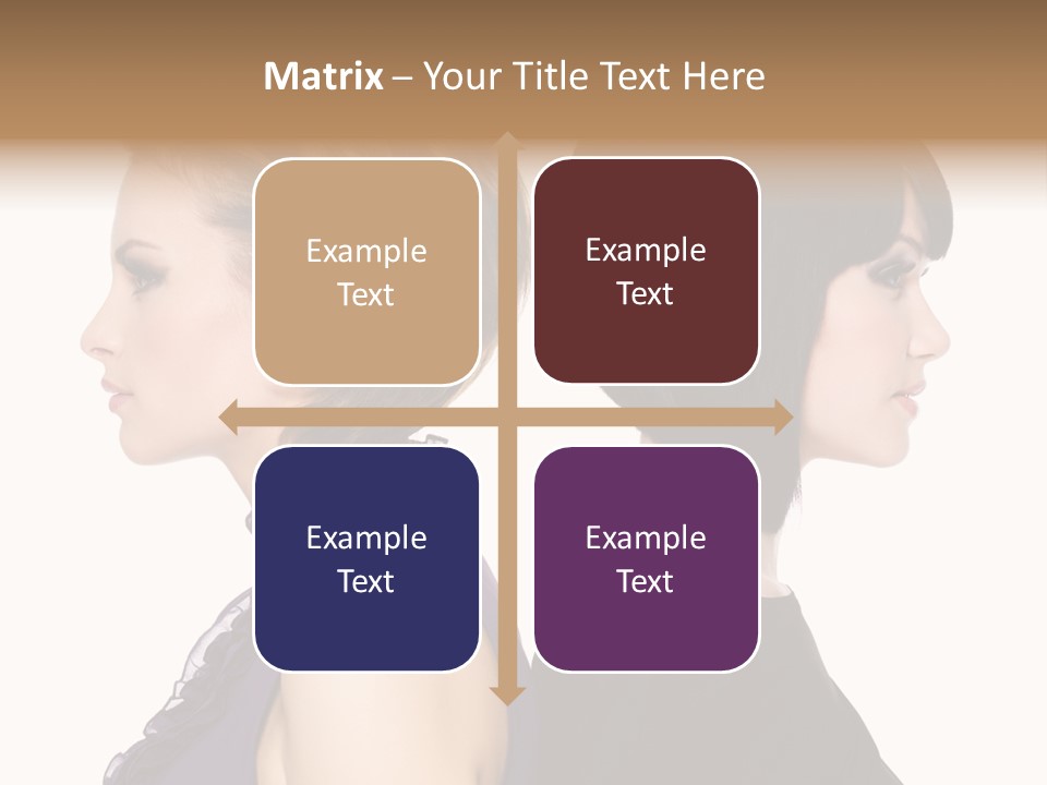 Profile Faces PowerPoint Template