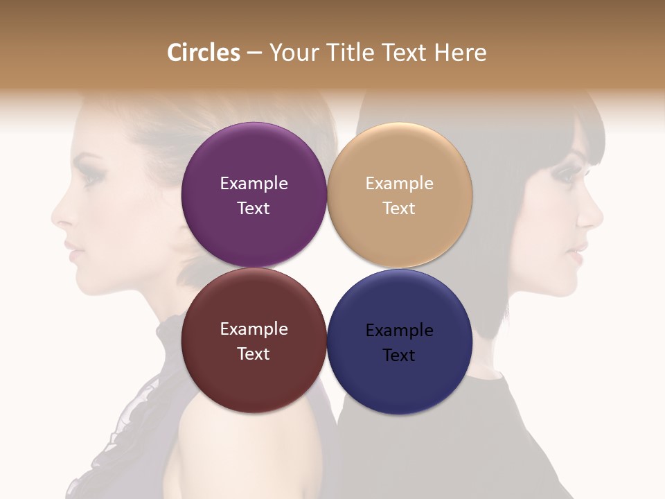 Profile Faces PowerPoint Template