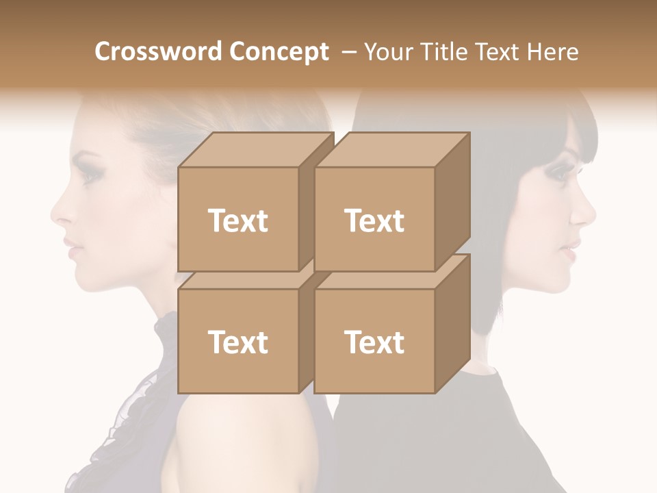Profile Faces PowerPoint Template