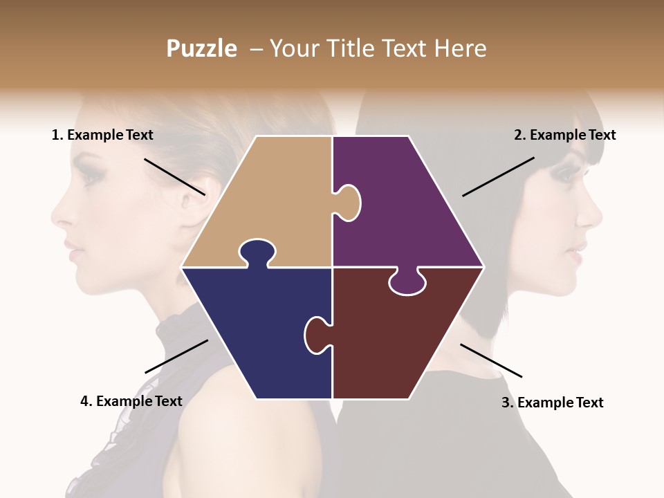 Profile Faces PowerPoint Template