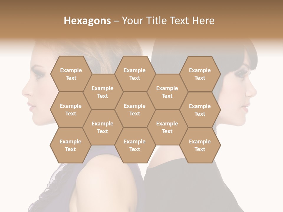 Profile Faces PowerPoint Template