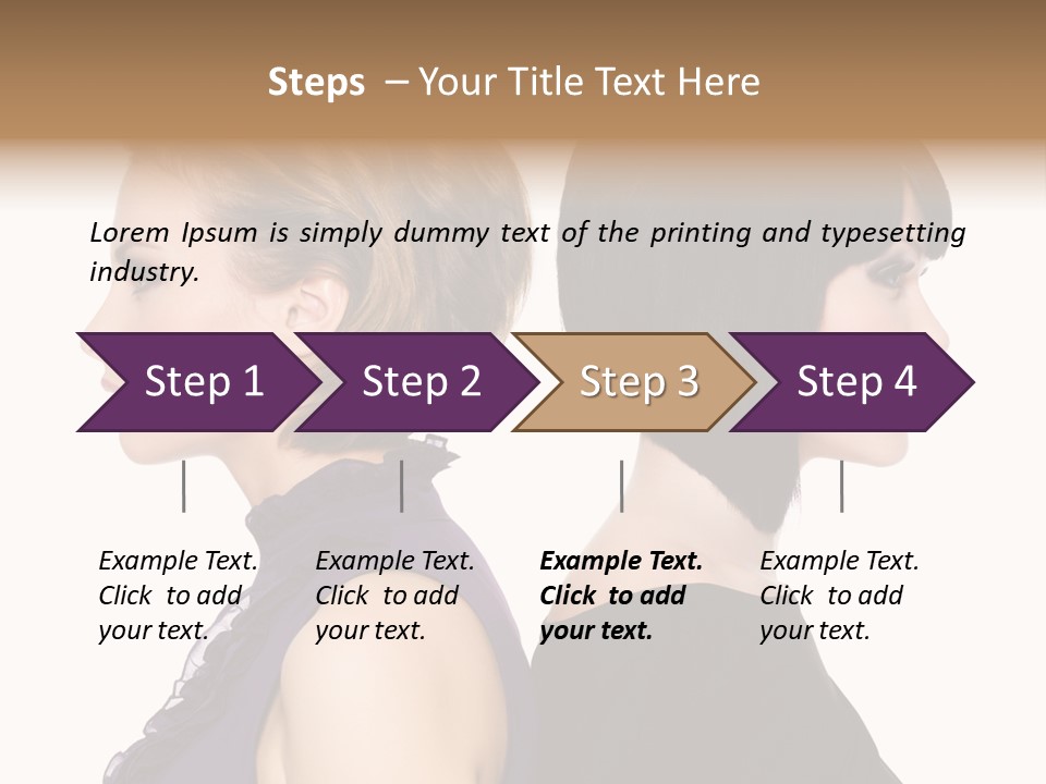 Profile Faces PowerPoint Template