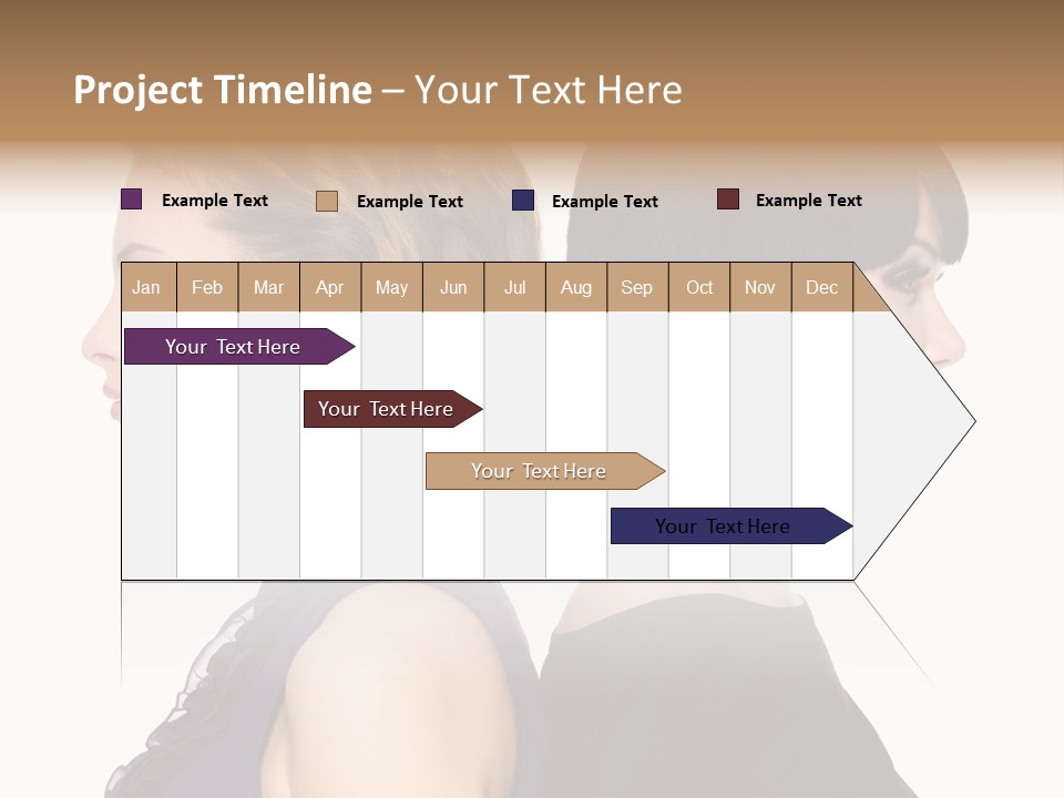 Profile Faces PowerPoint Template
