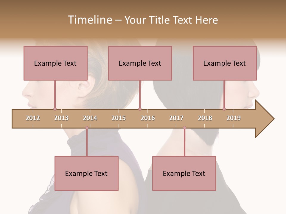 Profile Faces PowerPoint Template