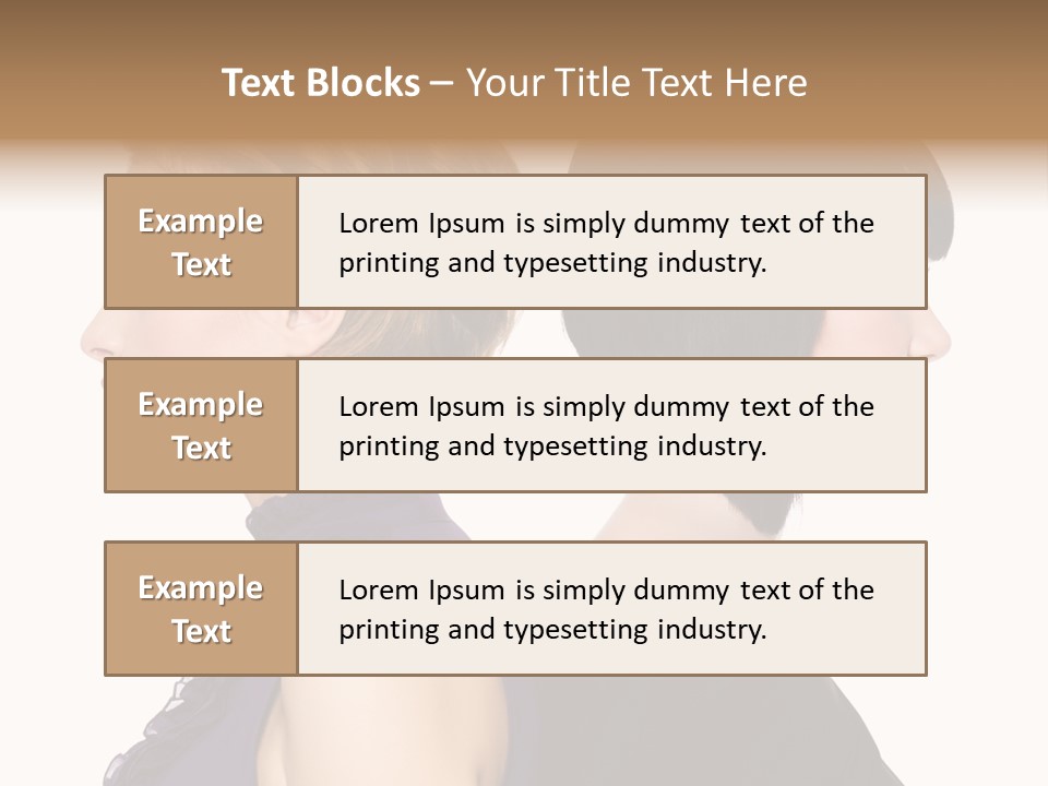 Profile Faces PowerPoint Template