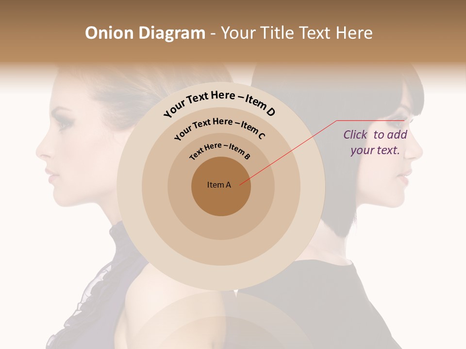 Profile Faces PowerPoint Template