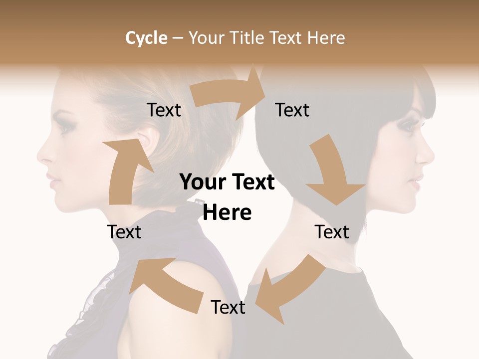 Profile Faces PowerPoint Template