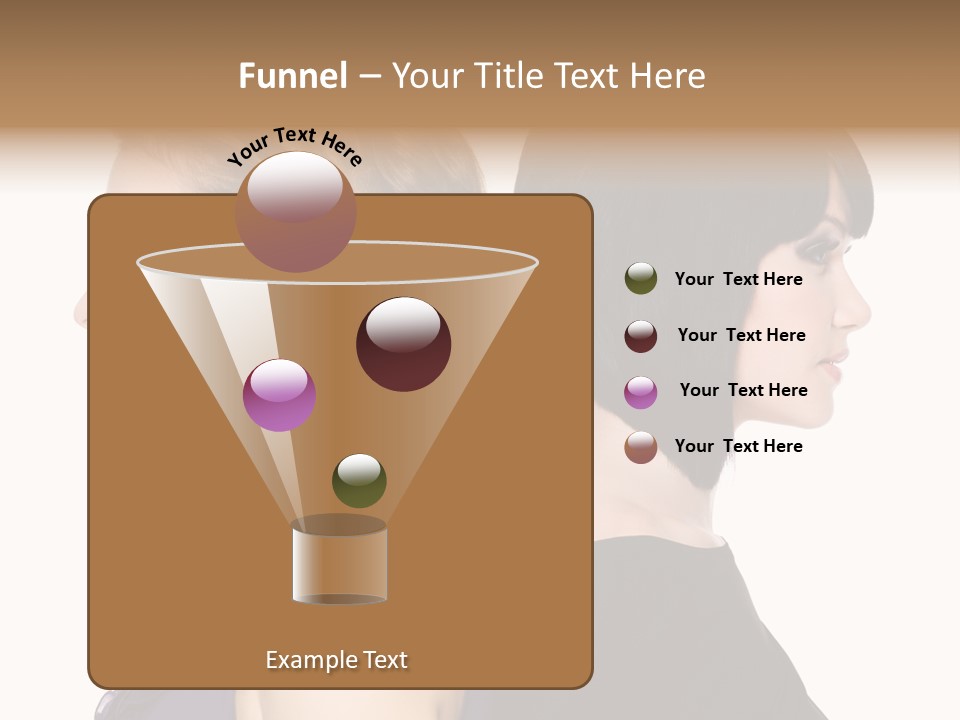 Profile Faces PowerPoint Template