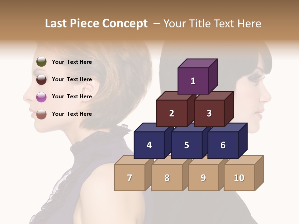 Profile Faces PowerPoint Template