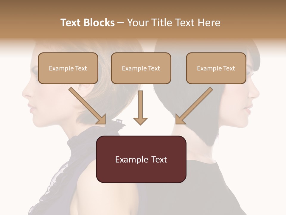 Profile Faces PowerPoint Template