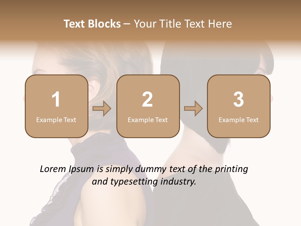 Profile Faces PowerPoint Template
