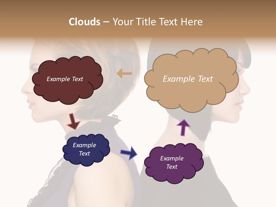 Profile Faces PowerPoint Template