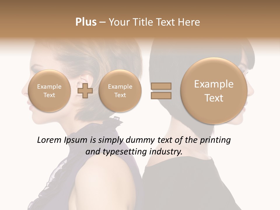 Profile Faces PowerPoint Template