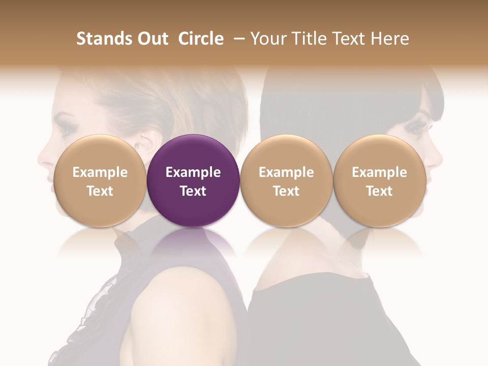 Profile Faces PowerPoint Template