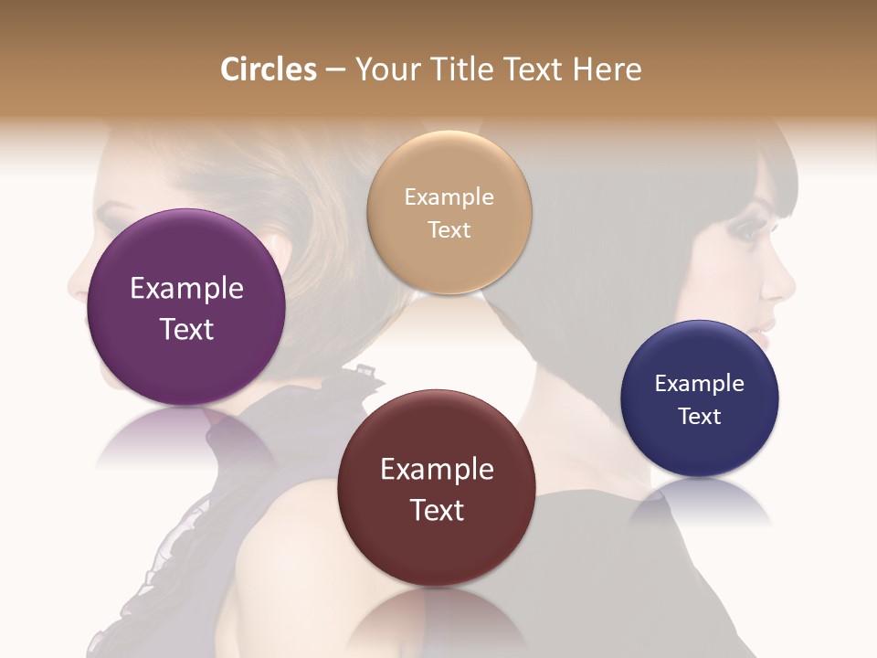 Profile Faces PowerPoint Template