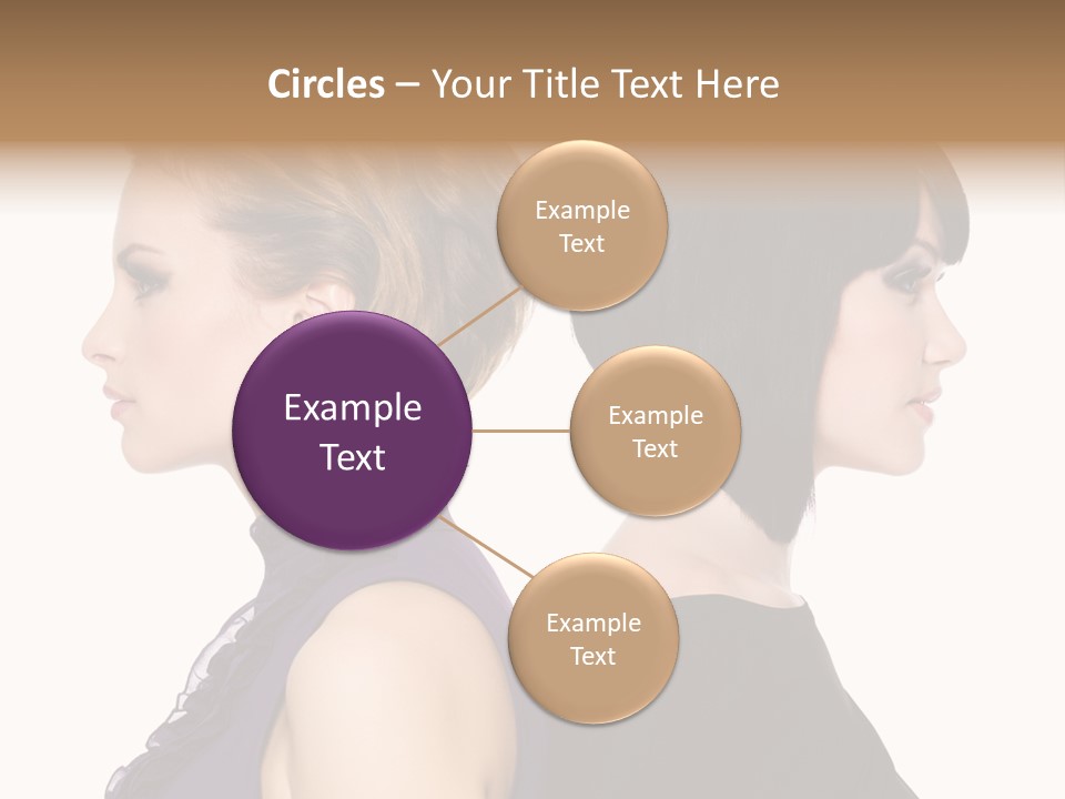 Profile Faces PowerPoint Template