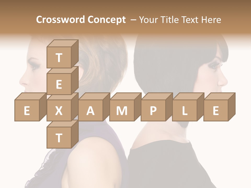 Profile Faces PowerPoint Template
